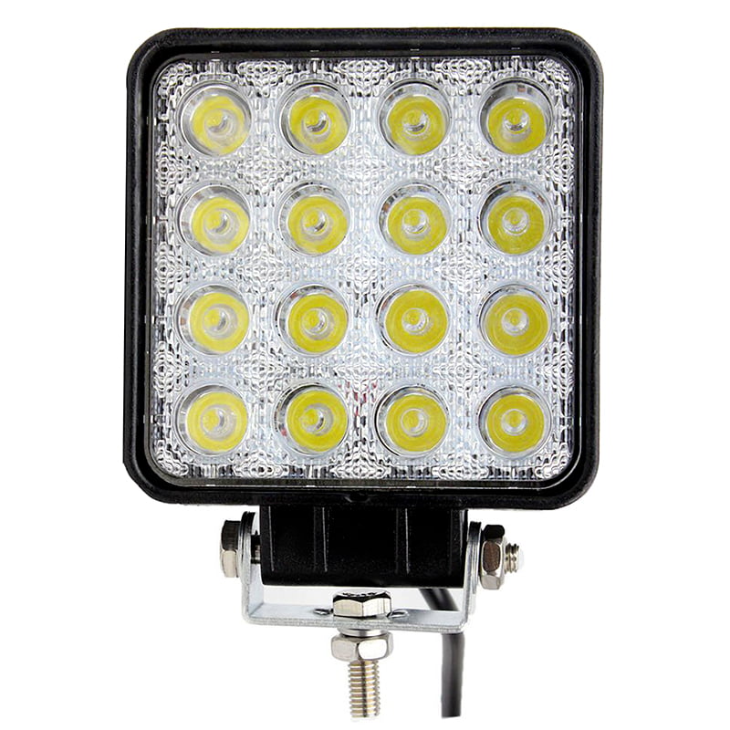 Προβολέας Εργασίας LED (Τετράγωνος / 48W / 10-30V / 3520LM / 6000K)