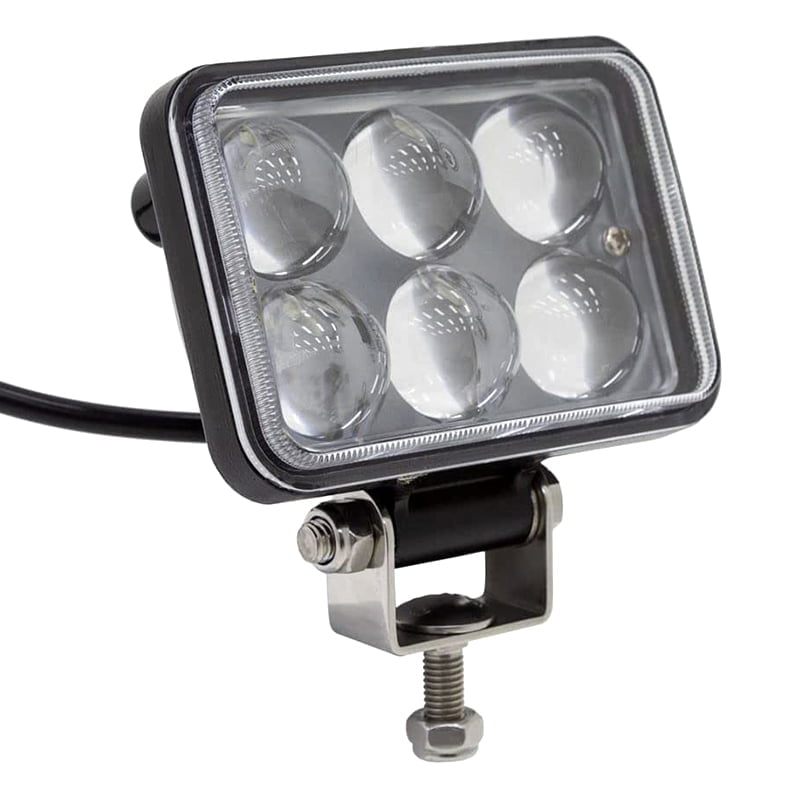 Προβολέας LED Με Λευκό Φως (Ορθογώνιος / 18W / 4D / 10-30V)