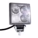 Προβολέας LED Με Λευκό Φως (Τετράγωνος / 12W / 4D / 10-30V)