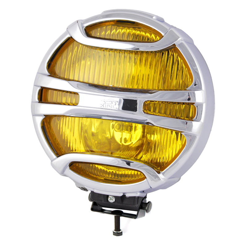 Προβολέας OFF-ROAD Με 2 Λάμπες & Κίτρινο Φως (12V 55W)
