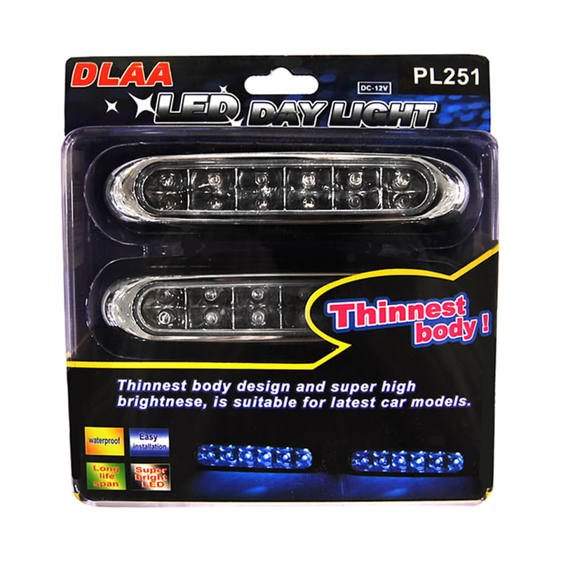 Προβολείς DLAA ΙΝΟΧ DAYLIGHT LED Με Μπλε Φως (12V)