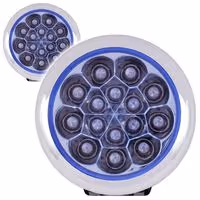Στρογγυλά Προβολάκια MYCARR Με 15 LED (Μπλε / 12V)