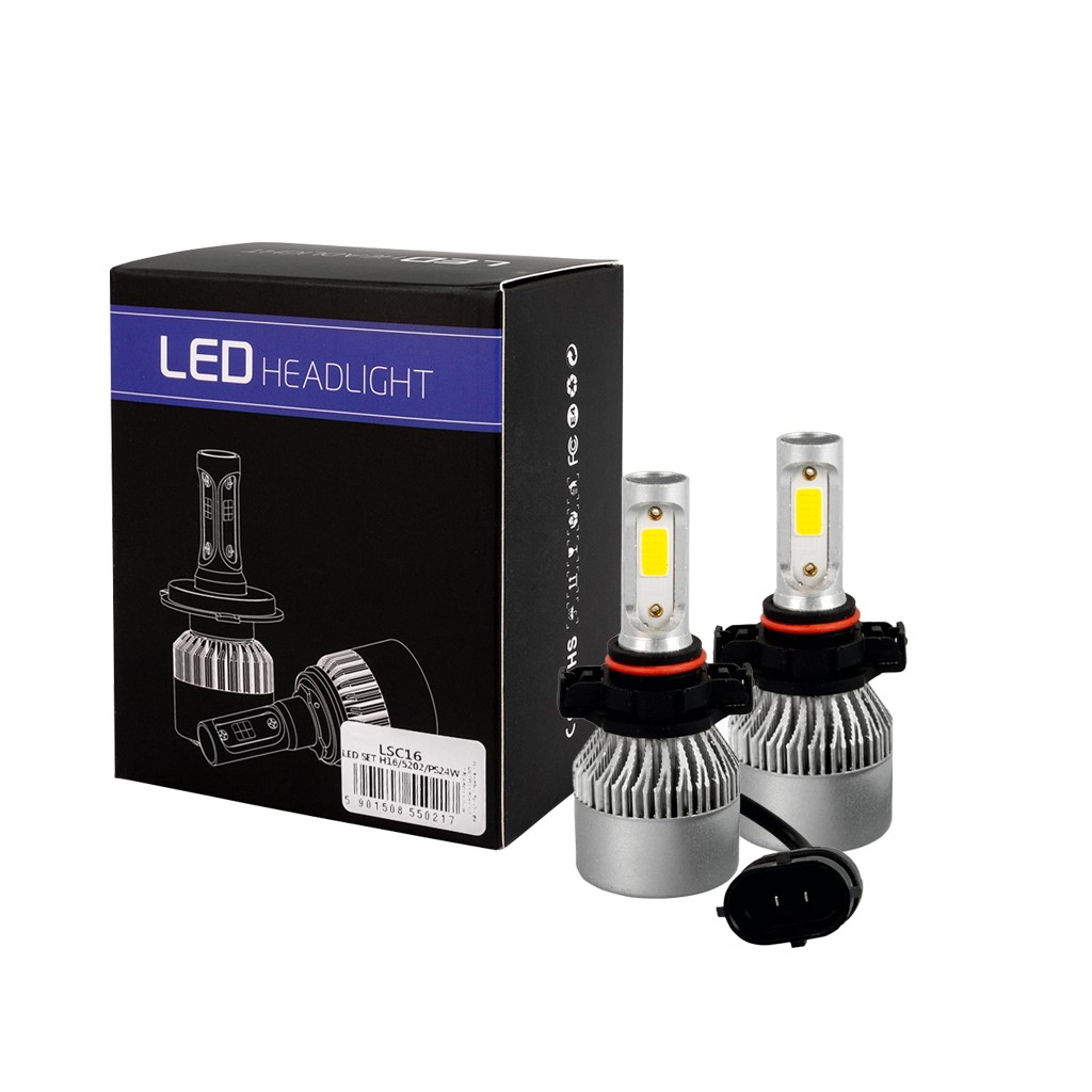 Λάμπες H16 Σύστημα LED Headlight (10-36V/80W/6500K)