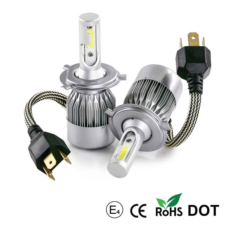 Λάμπες H4 C6 Σύστημα LED Headlight White (12-24V/6500K)