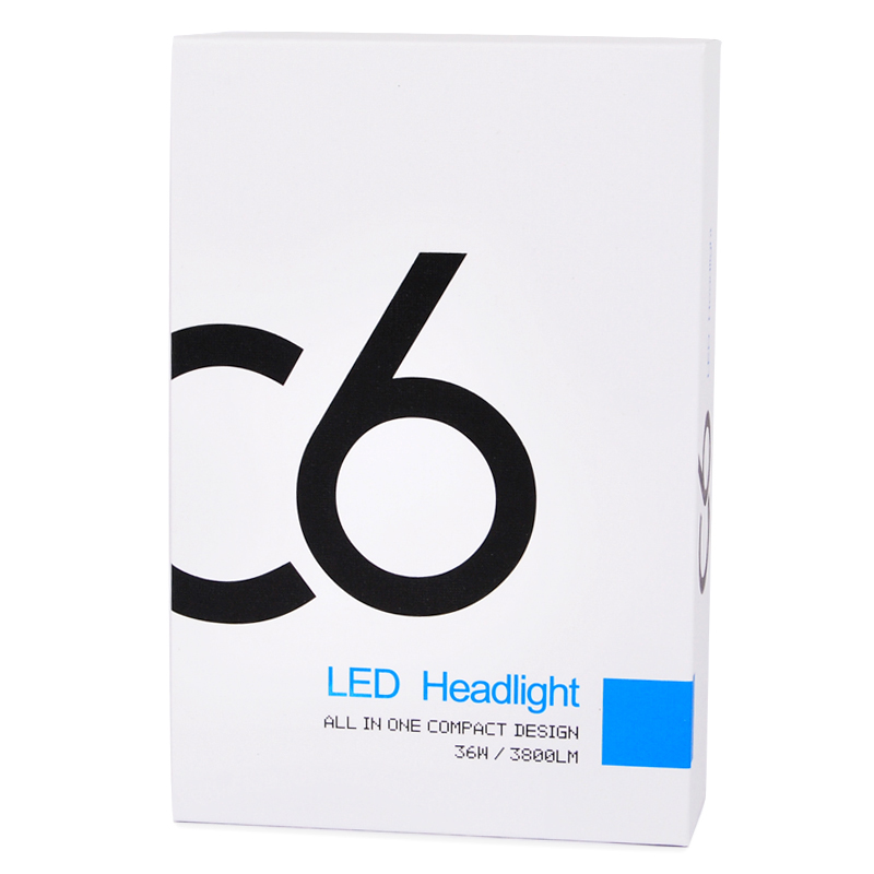 Λάμπες H4 C6 Σύστημα LED Headlight White (12-24V/6500K)