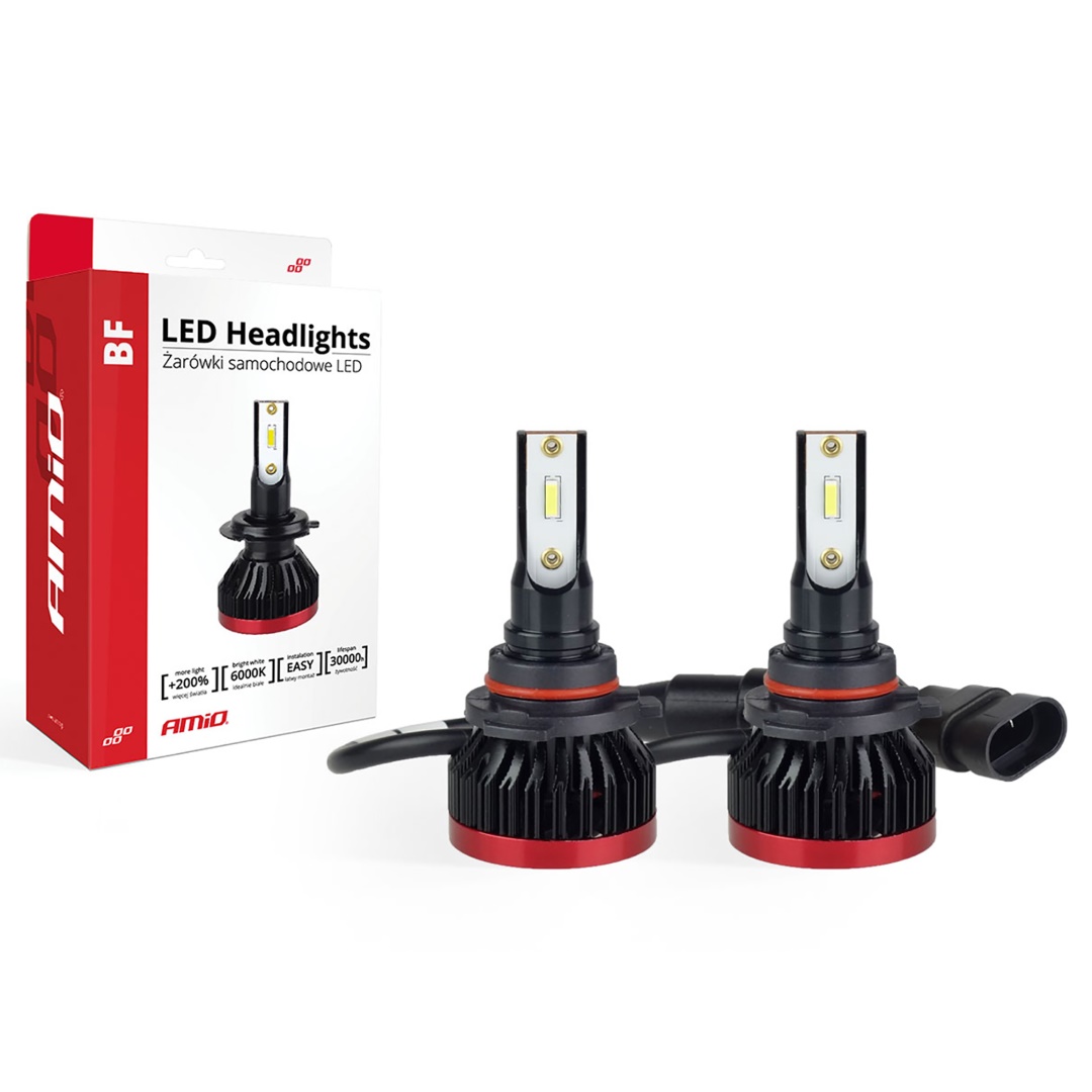 Λάμπες HB3 AMiO LED (12V/50(2x25)W/6000K/3100Lm)
