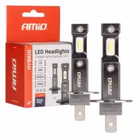 Amio - ΛΑΜΠΕΣ LED H1 12V 60W 6.000K 5.600lm +400% CAN-BUS HYBRID SERIES - 2 τεμ. (04112/AM)
