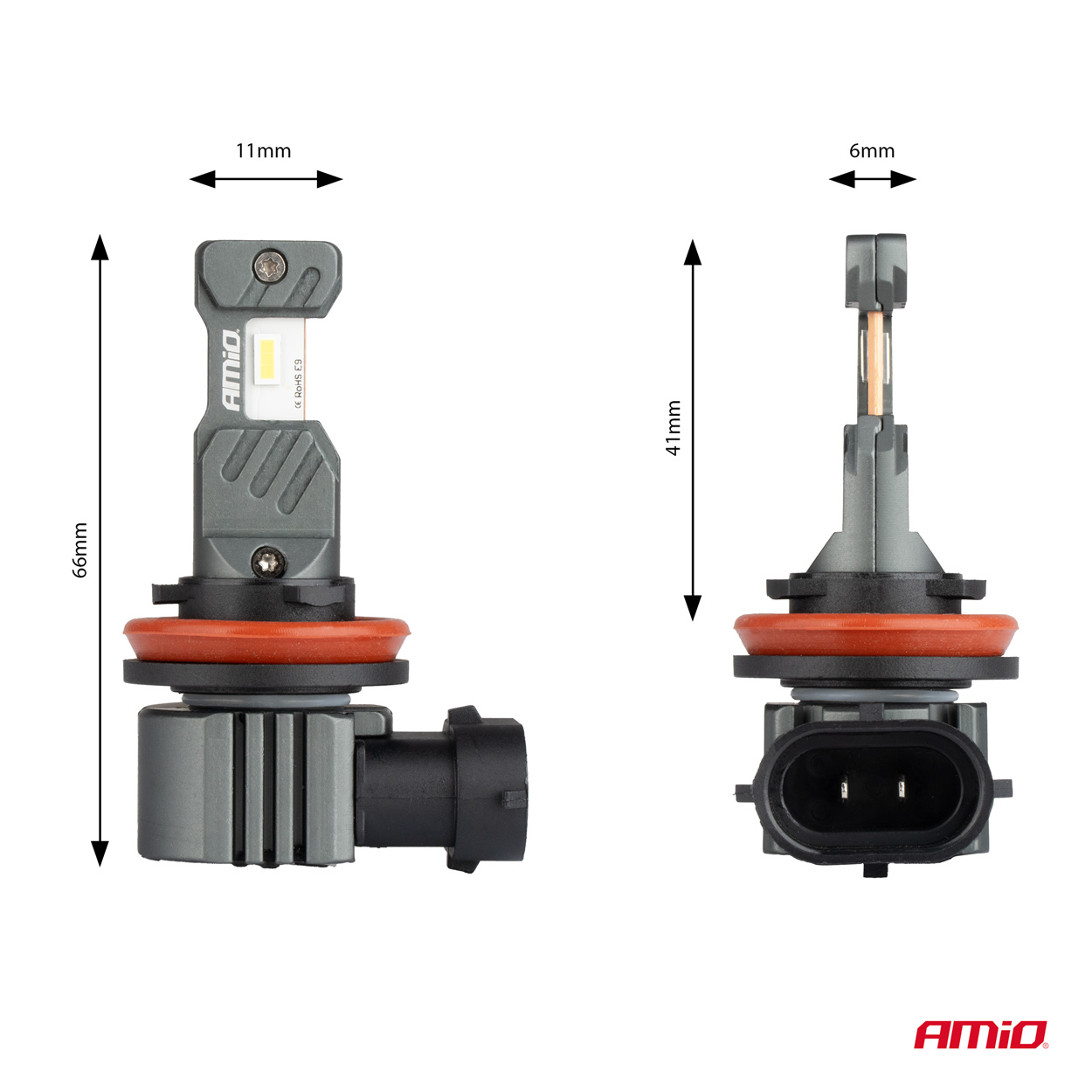 ΛΑΜΠΕΣ LED H8/H9/H11/H16 12V 60W 6.000K 5.600lm +400% LED CAN-BUS HYBRID SERIES