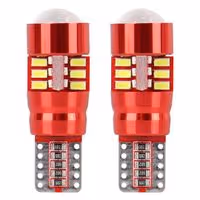 Amio – LED CANBUS T10 W5W 12V W2.1x9.5d 5600K 27xSMD 3014HP Καρφωτό Λευκό για Φώτα Θέσης & Εσωτερικού Αυτοκινήτου – 2 Τεμ. (01446/AM)