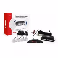 Σύστημα Παρκαρίσματος AMiO Με 4 Αισθητήρες & Οθόνη (Ασημί / 22mm)