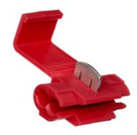 Ακροδέκτης Κόκκινος Για Καλώδιο 0,25mm - 1mm  (Κλέφτης)