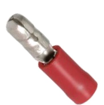 Ακροδέκτης Μόνωσης Βύσμα Αρσενικό (Κόκκινο/4mm)