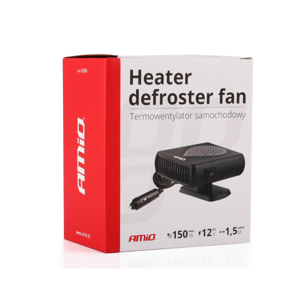 Αερόθερμο Αναπτήρα AMiO 12V - 150W Με Καλώδιο 150cm