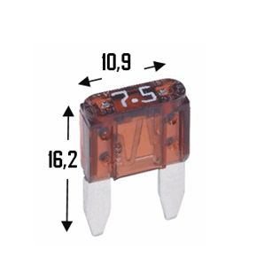 Ασφάλεια Μαχαιρωτή Mini 3A (Μωβ)