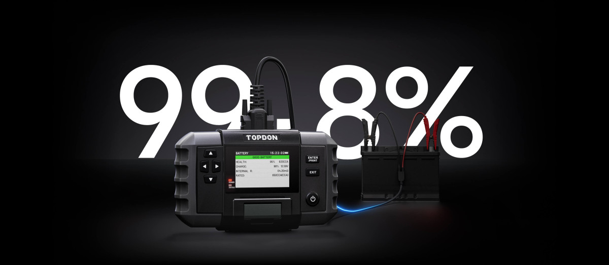 Αναλυτής Μπαταρίας TOPDON BT600 PLUS