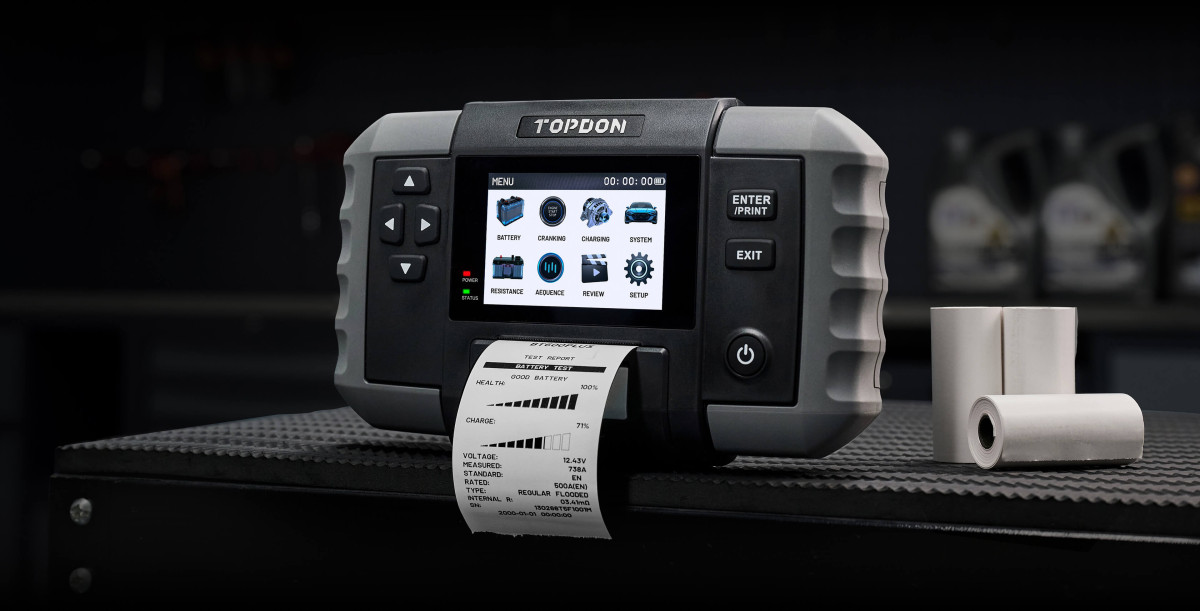 Αναλυτής Μπαταρίας TOPDON BT600 PLUS