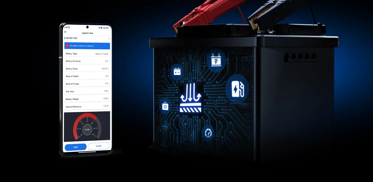 Διαγνωστικό Μπαταρίας TOPDON BT100W (12V)