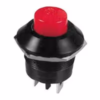 Διακόπτης Μπουτόν LAMPA Starter (Κόκκινο - Ø 22 mm - 10A - 12/24V)