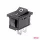ΔΙΑΚΟΠΤΗΣ ON/OFF 3 ΕΠΑΦΩΝ 12V 20A 12mm x 19mm ΜΑΥΡΟΣ  ΑΜΙΟ