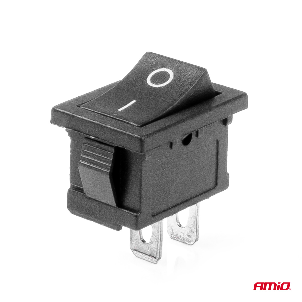 ΔΙΑΚΟΠΤΗΣ ON/OFF 3 ΕΠΑΦΩΝ 12V 20A 12mm x 19mm ΜΑΥΡΟΣ  ΑΜΙΟ