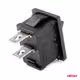 ΔΙΑΚΟΠΤΗΣ ON/OFF 3 ΕΠΑΦΩΝ 12V 20A 12mm x 19mm ΜΑΥΡΟΣ  ΑΜΙΟ