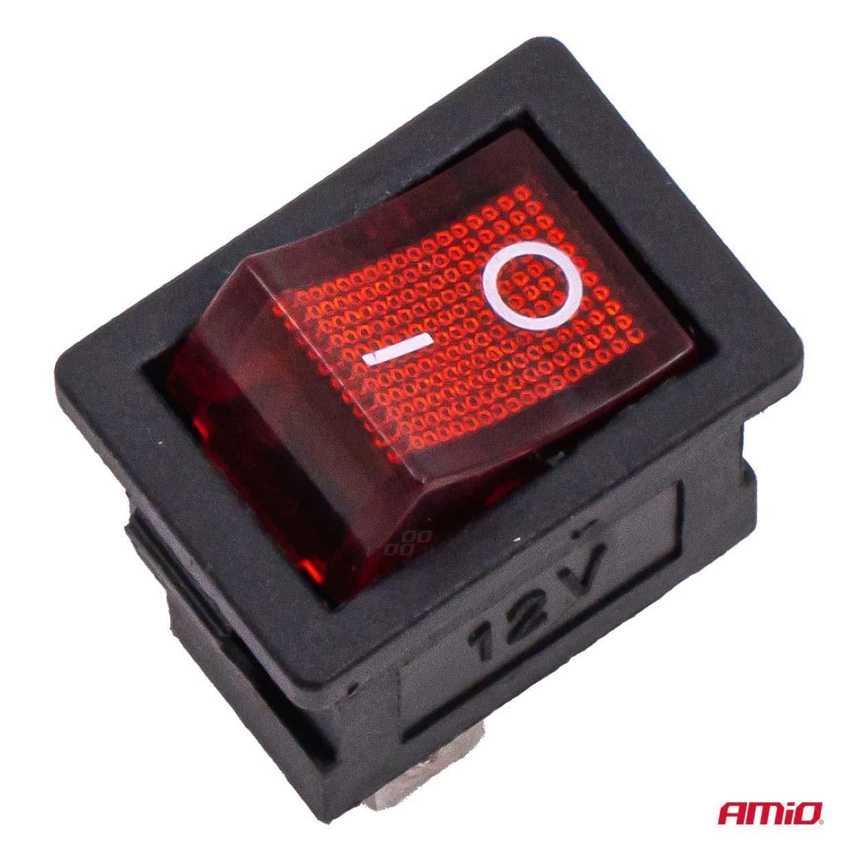 Διακόπτης Rocker 12/24V 20A με Κόκκινο Φωτισμό – Για Οχήματα & Βιομηχανικές Εφαρμογές