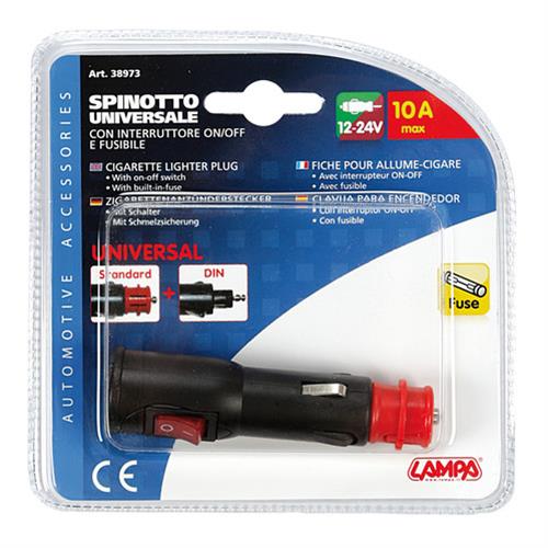 Ανταλλακτικό Φις Αναπτήρα με Διακόπτη (12/24V)