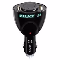 Αντάπτορας Αναπτήρα με 2 Θύρες USB DUO-3 LAMPA