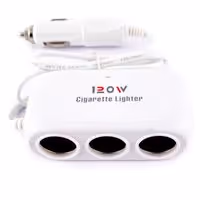 Αντάπτορας Αναπτήρα Τριπλός & 2 USB WEITOO WT-D23 (Άσπρο)
