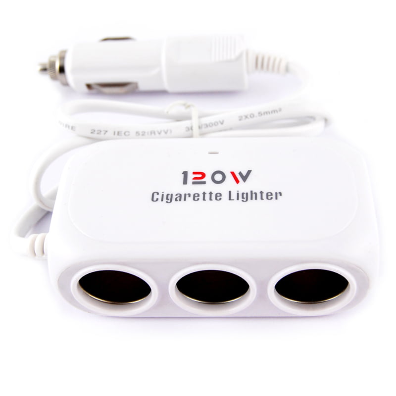 Αντάπτορας Αναπτήρα Τριπλός & 2 USB WEITOO WT-D23 (Άσπρο)