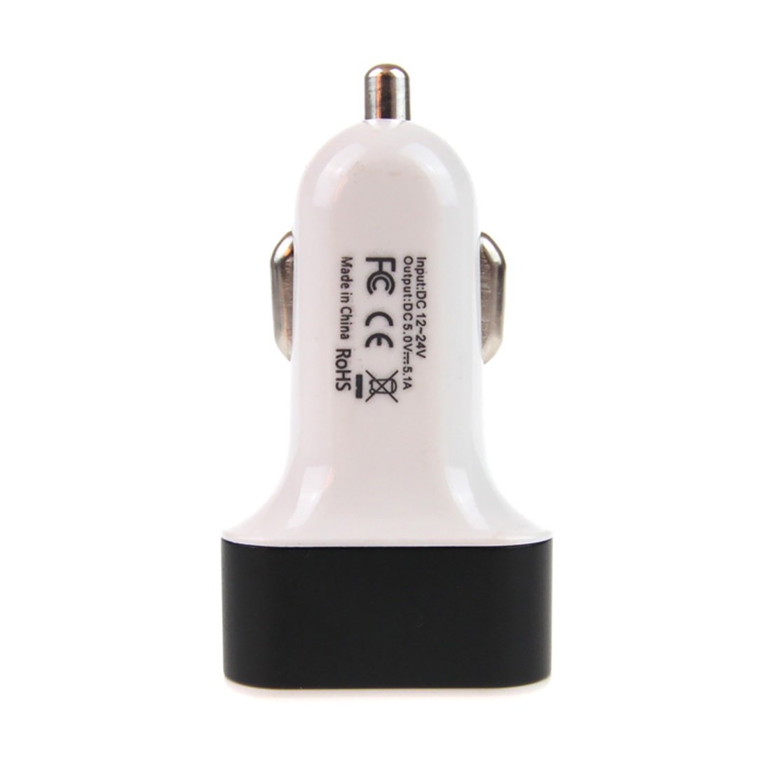 Φορτιστής Αναπτήρα AMiO Με 3 Θύρες USB 12V / 24V / 5100mA (1Α, 2Α, 2.1Α)