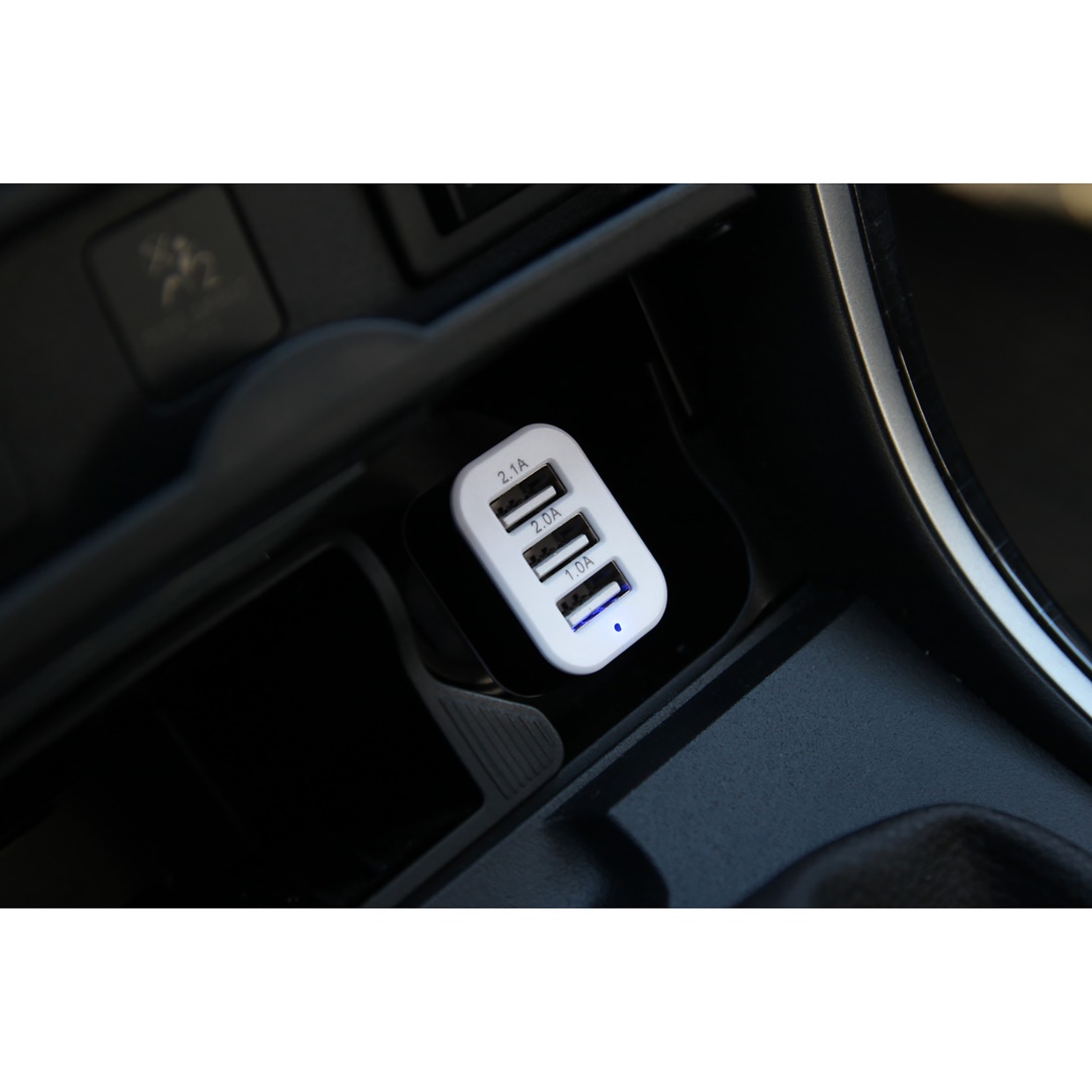 Φορτιστής Αναπτήρα AMiO Με 3 Θύρες USB 12V / 24V / 5100mA (1Α, 2Α, 2.1Α)