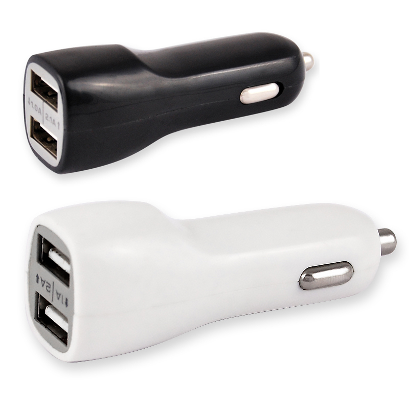 Φορτιστής Αναπτήρα AUTOLINE για 2 USB (Μαύρο)