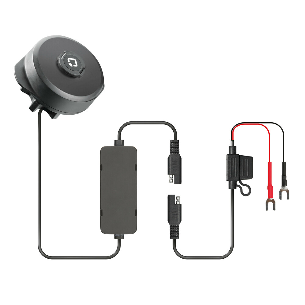 Ασύρματος Φορτιστής Κινητού Wireless Vibration Dampener 15W της σειράς Optiline με 3D Αντικραδασμικό Σύστημα, Duolock 2.0, Καλώδιο 180 cm, Βύσμα SAE, Ασφάλεια, συμβατή με Βάσεις, Θήκες ή Αντάπτορες Κινητού Optiline ή Βάσεις Στήριξης με μπίλια 19 mm