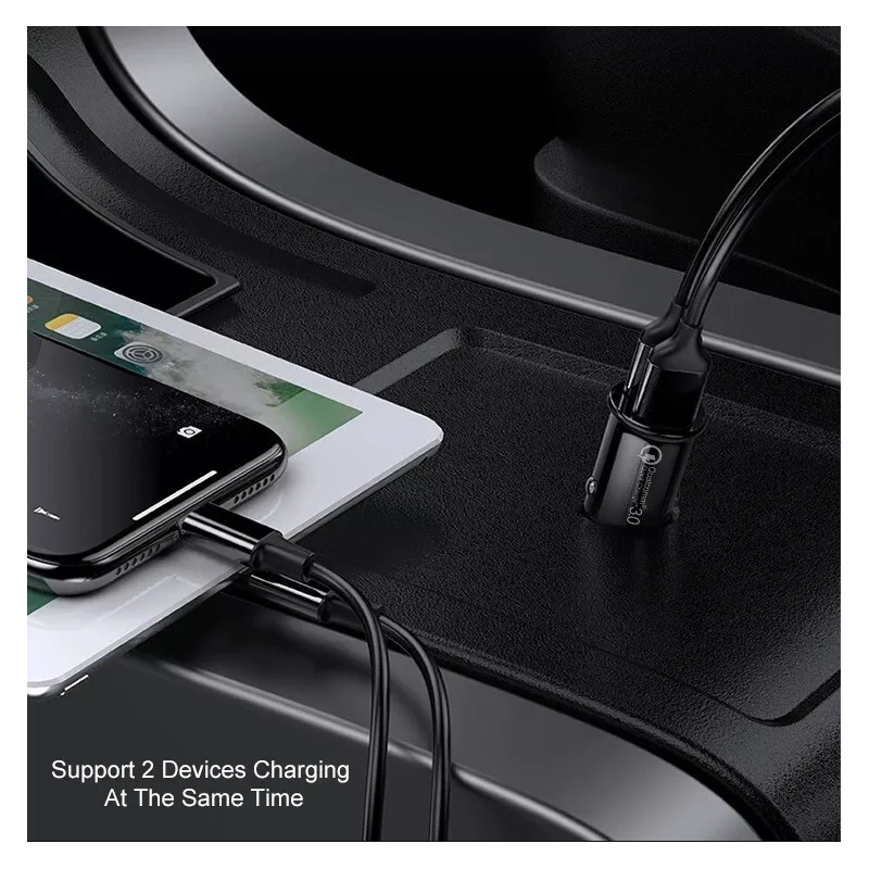 Φορτιστής Αυτοκινήτου με USB & Type-C