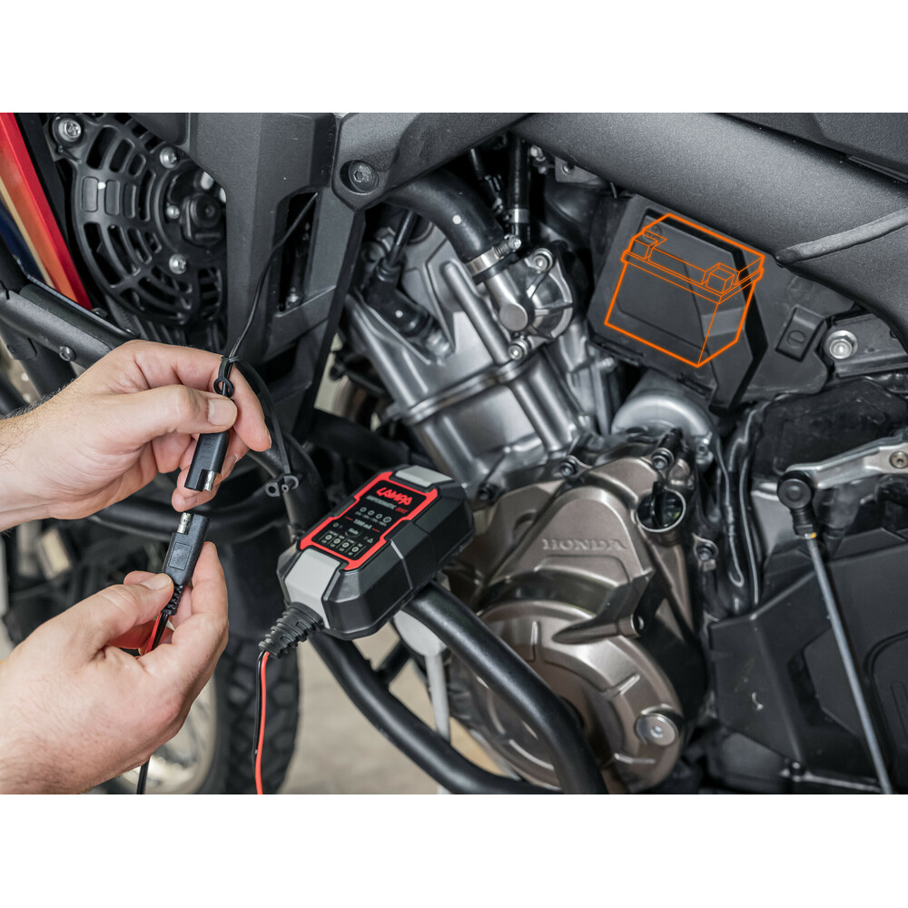 Καλώδιο Φόρτισης Κινητού Power C 90° 12/24V 30W της σειράς Optiline με USB Type C Power Delivery, Καλώδιο 180 cm, Βύσμα SAE και Ακροδέκτες, Ασφάλεια, Αδιαβροχοποίηση IPX6, συμβατό με Βάσεις Στήριξης, Θήκες ή Αντάπτορες Κινητού Optiline