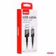 Καλώδιο Φόρτισης & Μεταφοράς Δεδομένων AMiO USB Type A Σε Apple Lightning Με LED 3A (100cm)