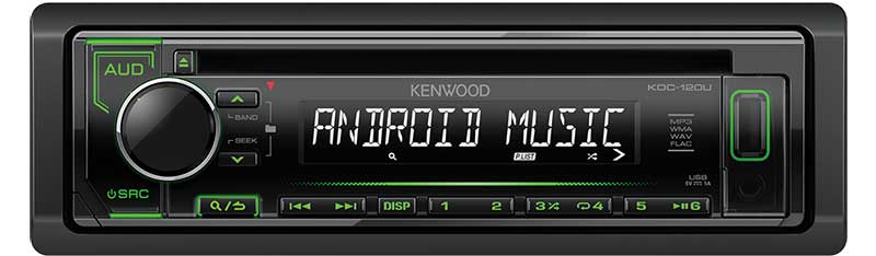 ΡάδιοCD/USB KENWOOD KDC-130UG (Πράσινο)
