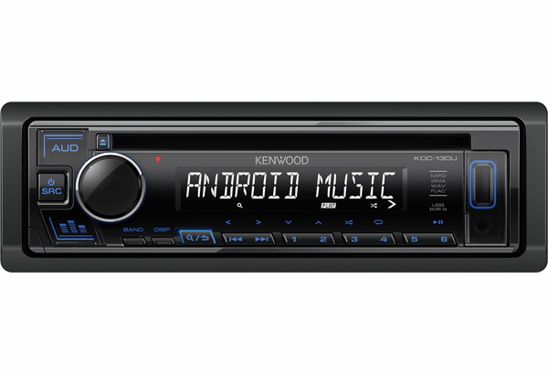 ΡάδιοCD/USB KENWOOD KDC-130UB (Μπλε)