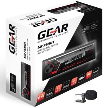 ΡαδιοUSB GEAR Με Bluetooth (GR-750BT)