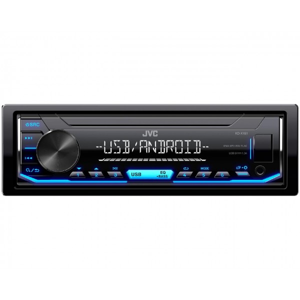 ΡάδιοUSB JVC KD-X151 (Blue)