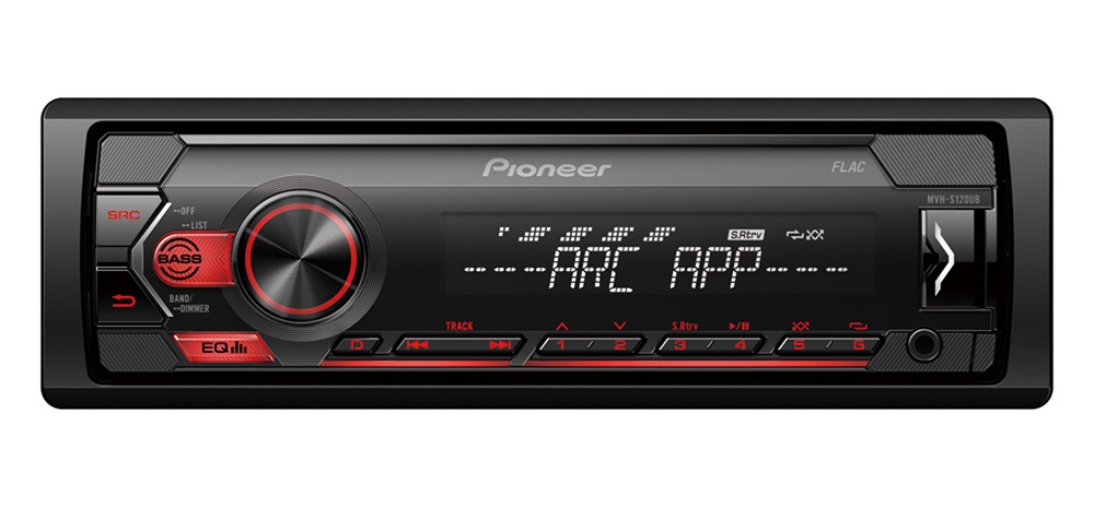 ΡάδιοUSB PIONEER MVH-S120UB (Κόκκινο/Android)