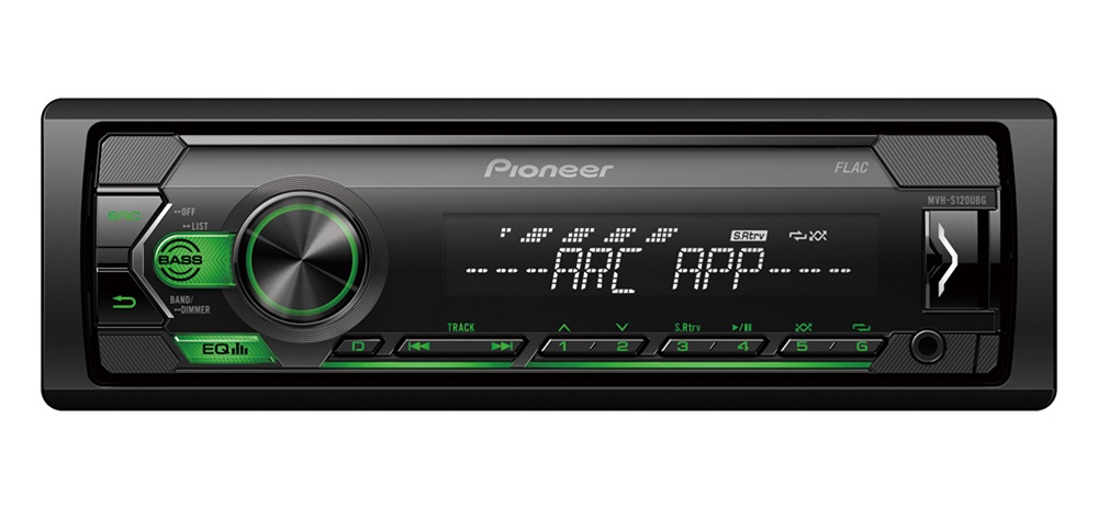 ΡάδιοUSB PIONEER MVH-S120UBG (Πράσινο / Android)