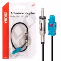 Amio – Αντάπτορας Κεραίας FAKRA σε DIN 12V 5A για Σταθερό Σήμα & Αξιόπιστη Σύνδεση – 1 Τεμ. (04443/AM)