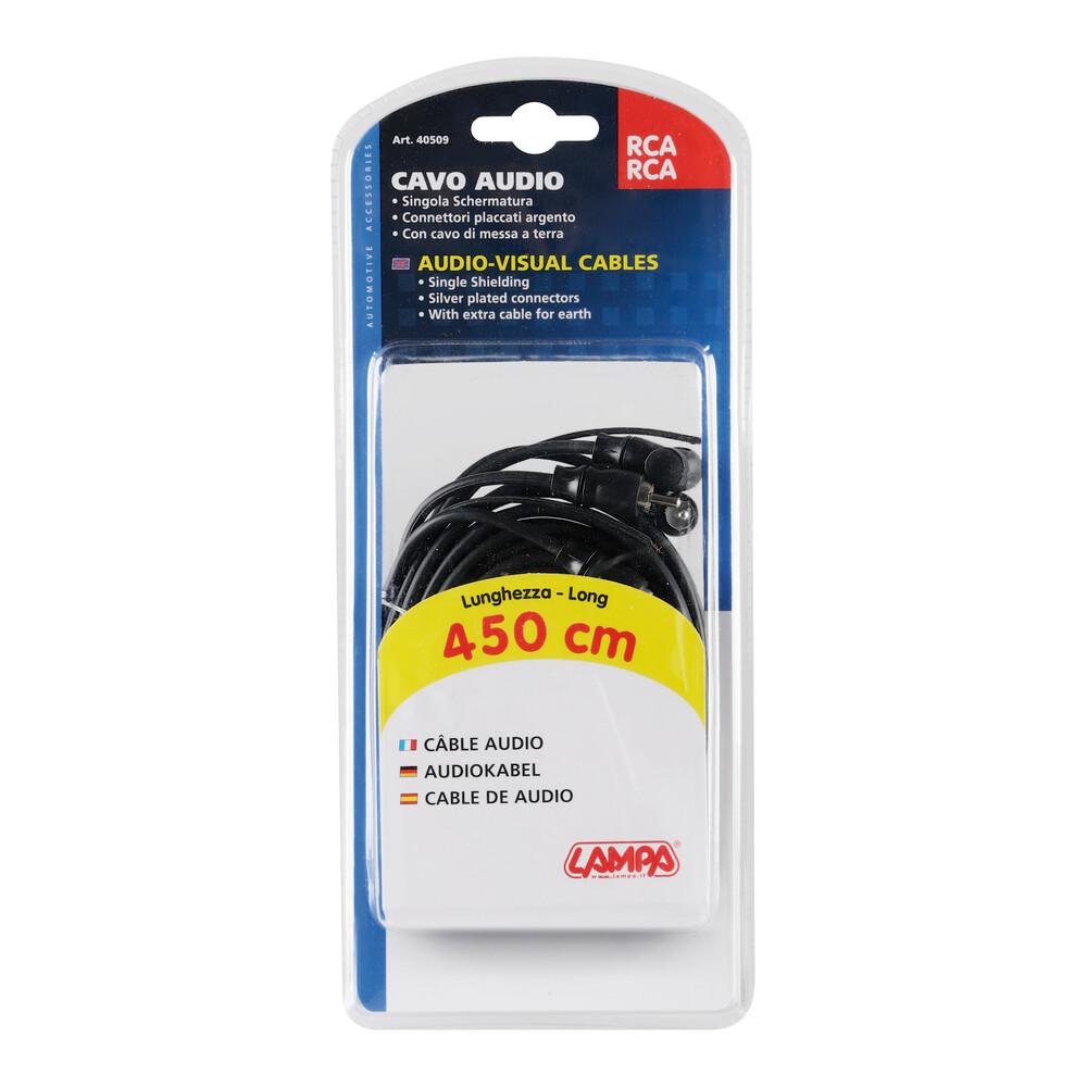 Καλώδιο Ήχου LAMPA RCA- RCA (450cm)