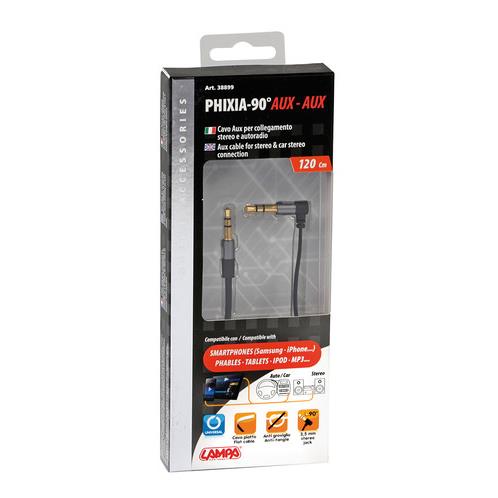 Καλώδιο Σύνδεσης LAMPA PHIXIA 90° AUX-AUX (120cm)
