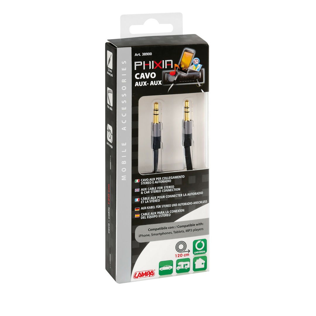 Καλώδιο Σύνδεσης LAMPA PHIXIA AUX-AUX (120cm)