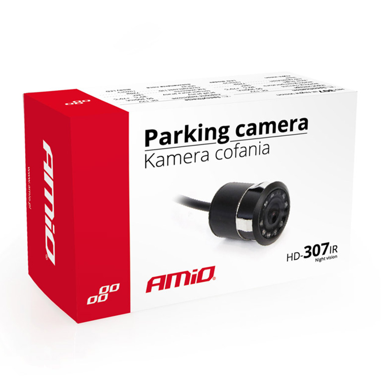 Κάμερα Οπισθοπορείας AMiO Νυχτερινή Λήψη με LED/18mm/12V HD-307