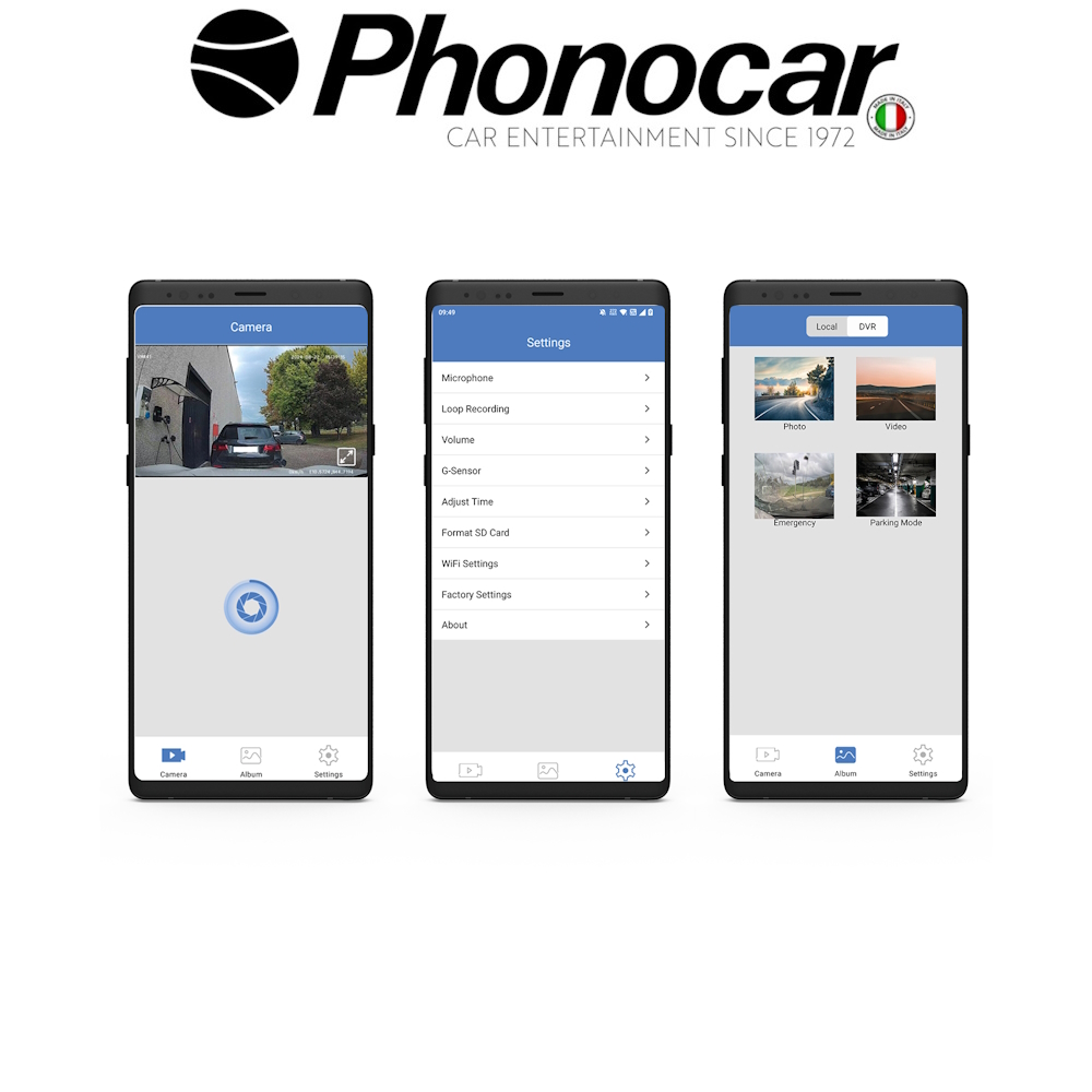 Κάμερα Καταγραφής PHONOCAR DVR VM 440