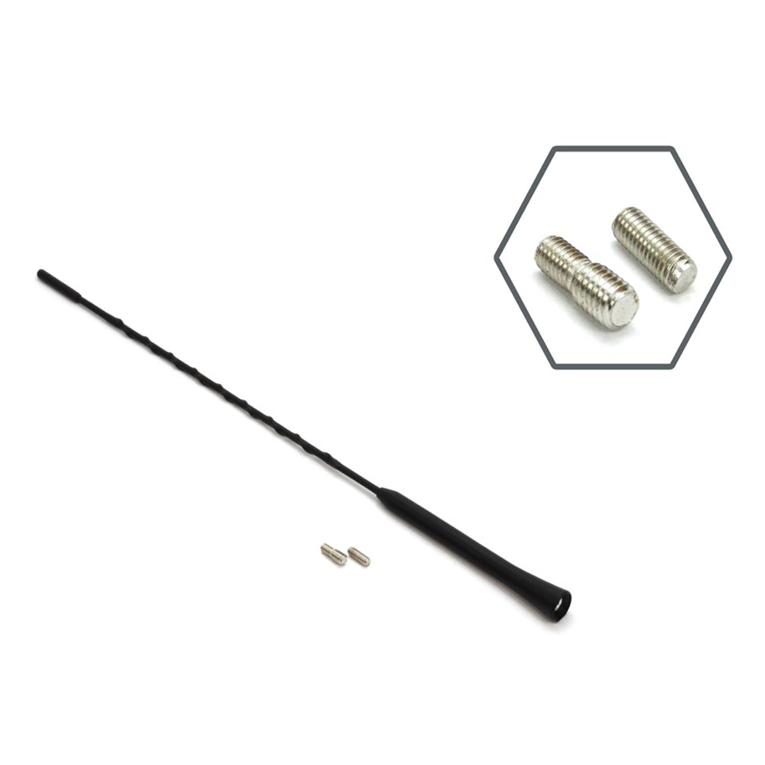 Amio - Κεραία Αυτοκινήτου τύπου ANTM02 μήκος 41cm σπείρωμα M5/M6 για Επιβατικά Αυτοκίνητα - 1 τεμ. (01129/AM)